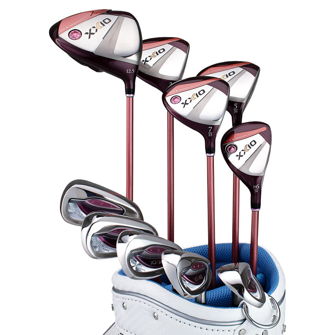 XXIO 13 Ladies Bordeaux 10-Piece Complete Set