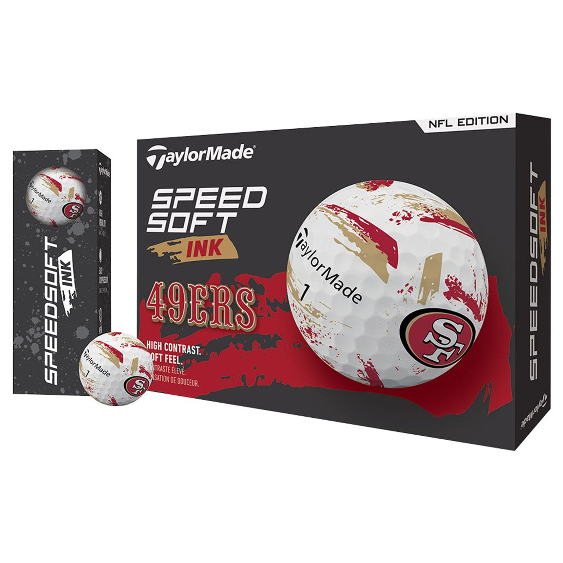 TaylorMade Speed Soft INK NFL Golf Balls