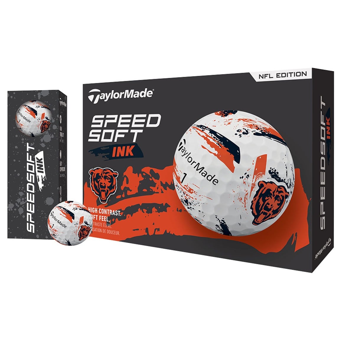 TaylorMade Speed Soft INK NFL Golf Balls
