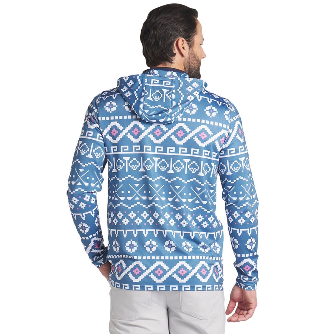 Puma Men's Fair Isle Golf Hoodie