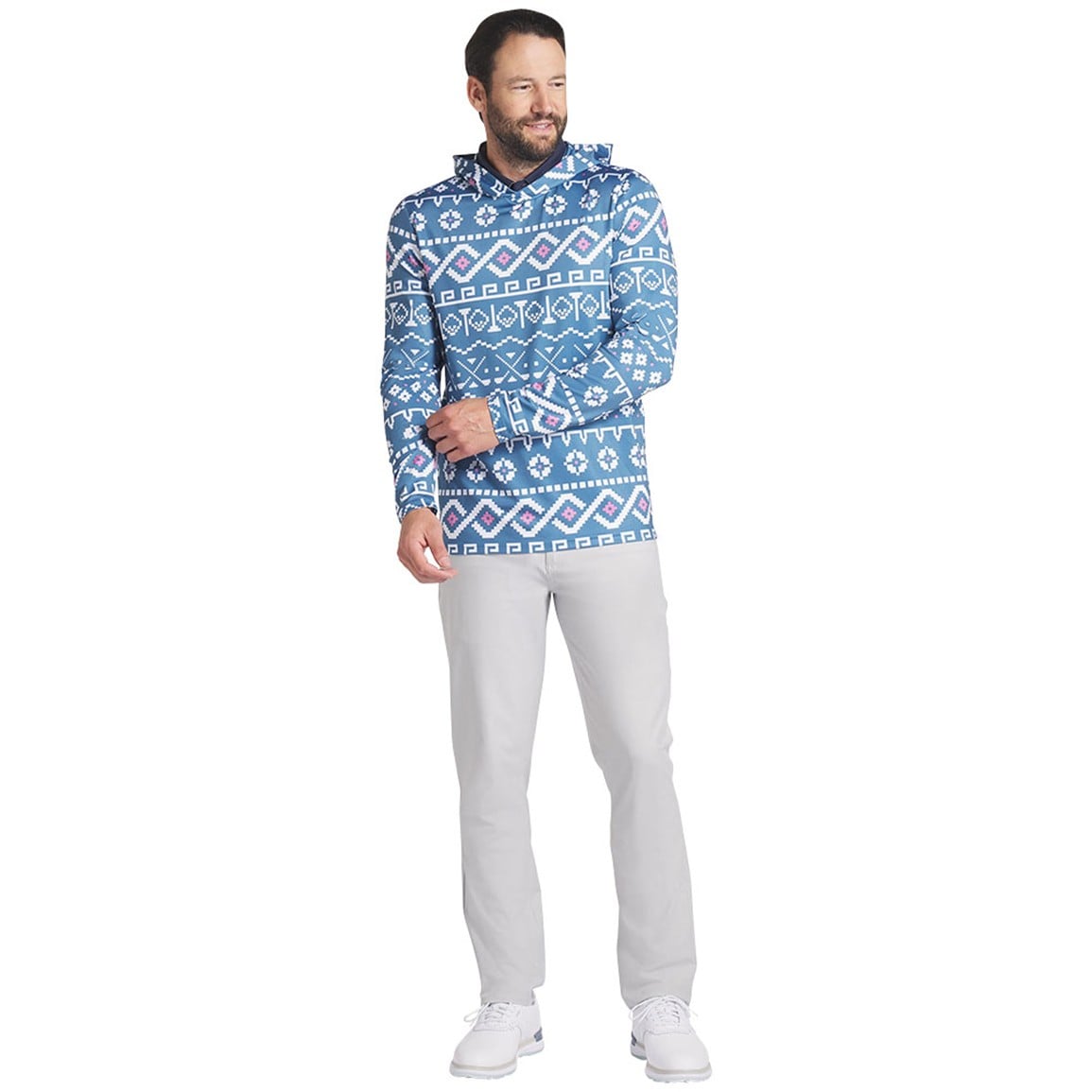 Puma Men's Fair Isle Golf Hoodie