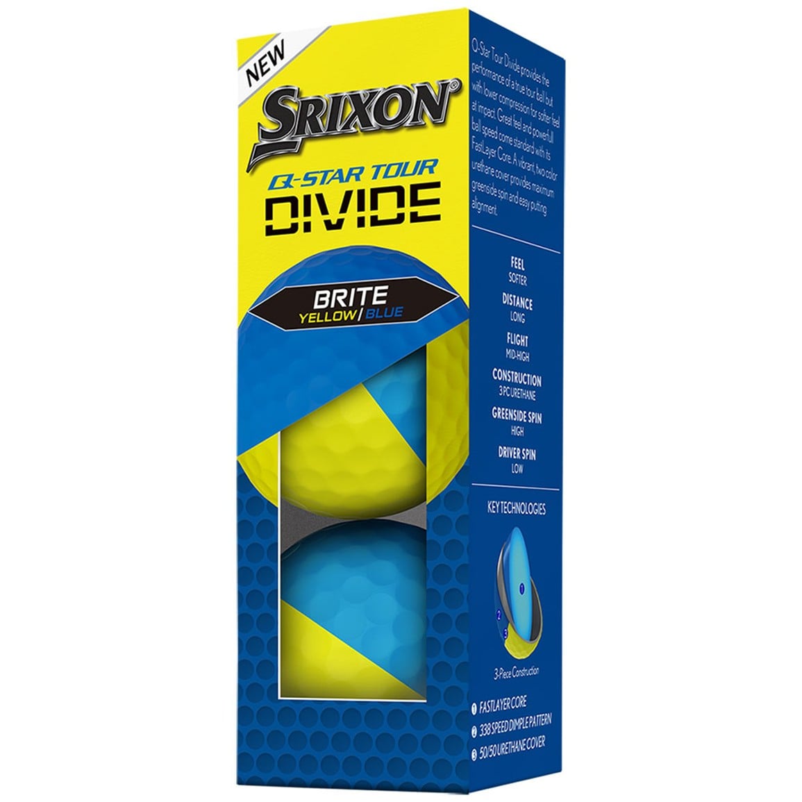 Srixon Q-Star Tour Divide 2 Golf Ball