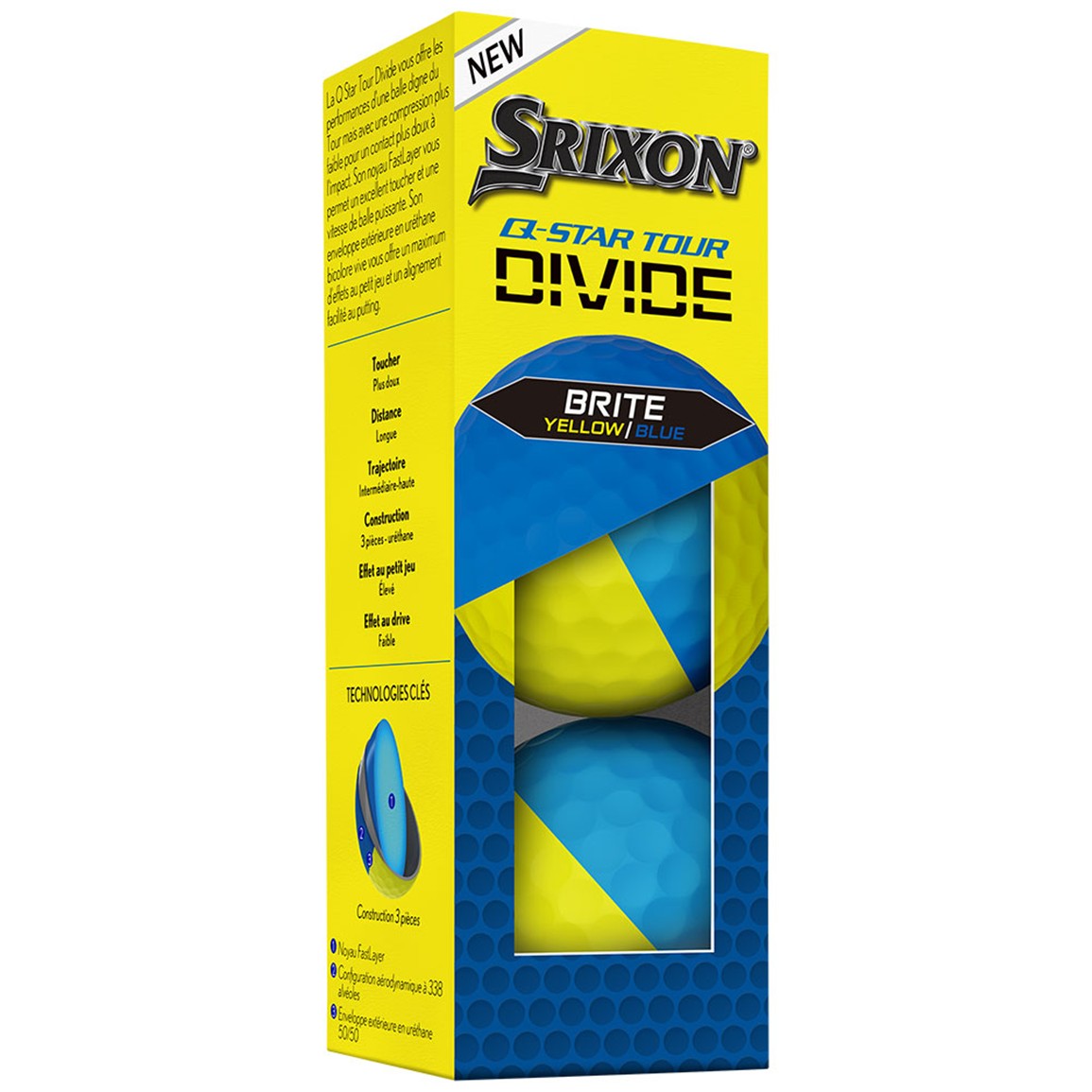 Srixon Q-Star Tour Divide 2 Golf Ball