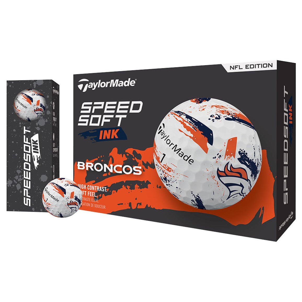 TaylorMade Speed Soft INK NFL Golf Balls
