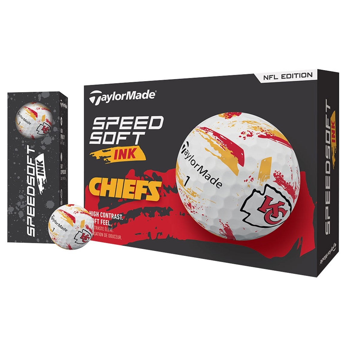 TaylorMade Speed Soft INK NFL Golf Balls