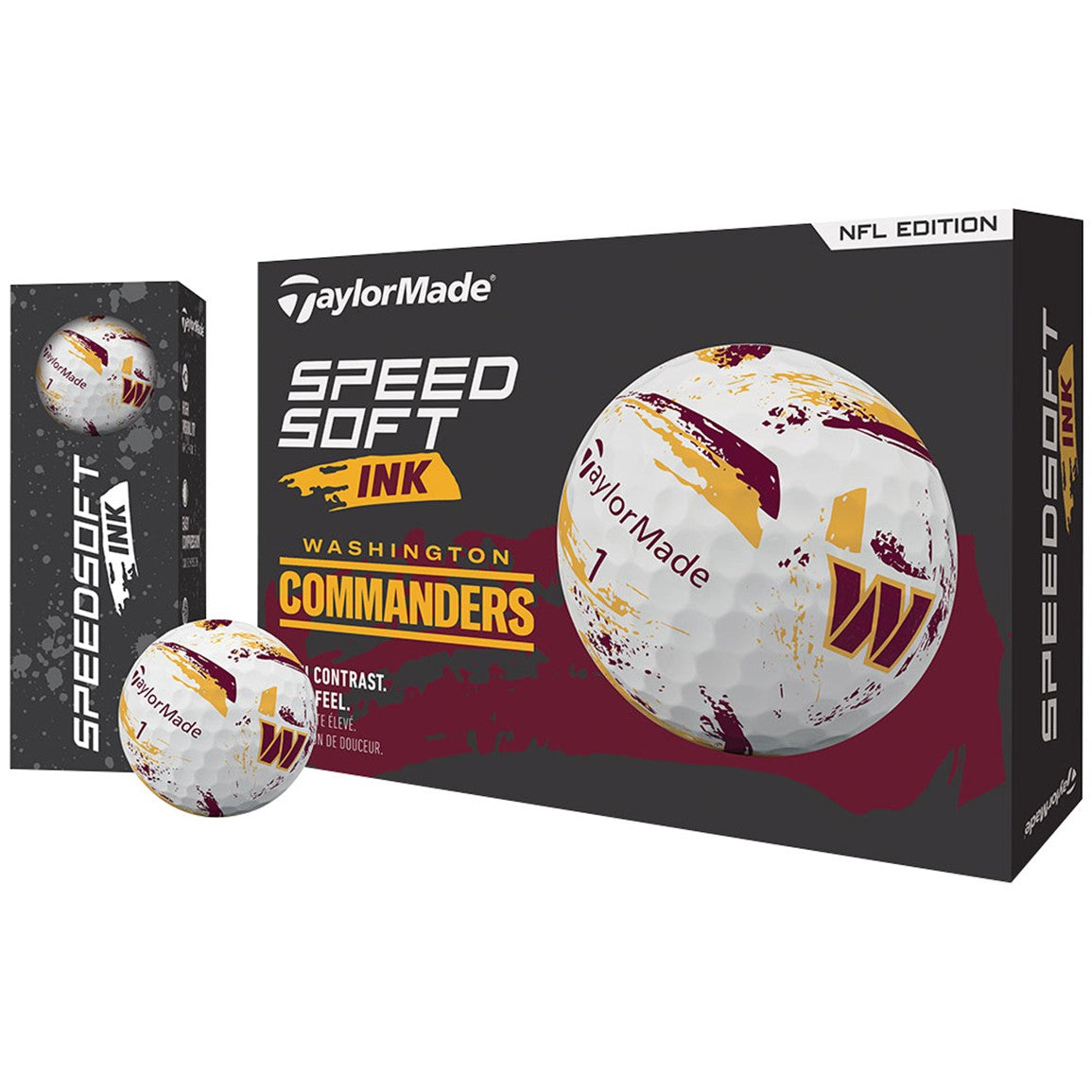TaylorMade Speed Soft INK NFL Golf Balls