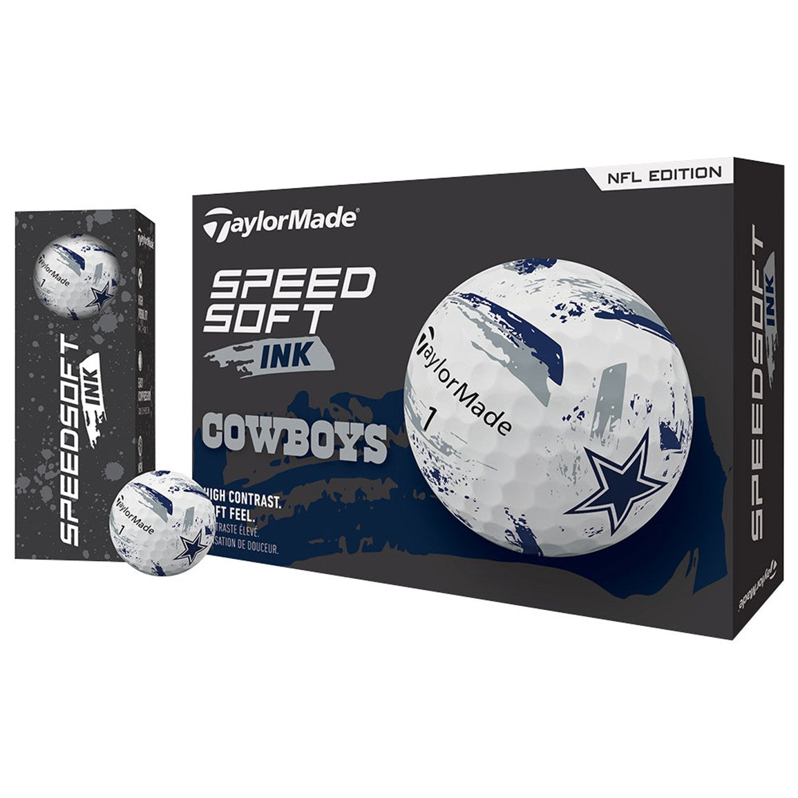 TaylorMade Speed Soft INK NFL Golf Balls