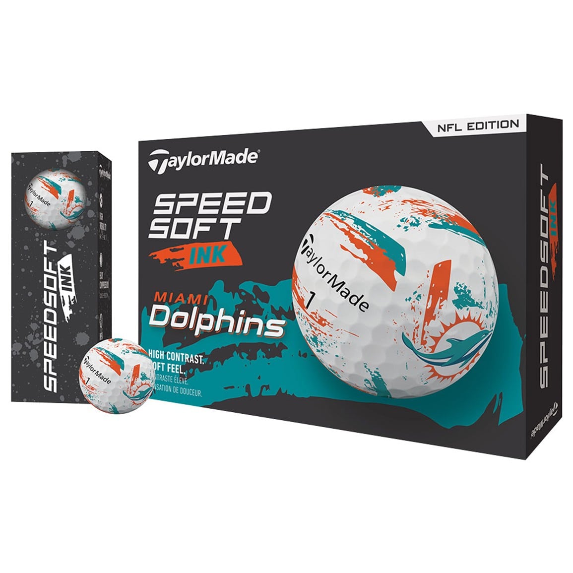 TaylorMade Speed Soft INK NFL Golf Balls