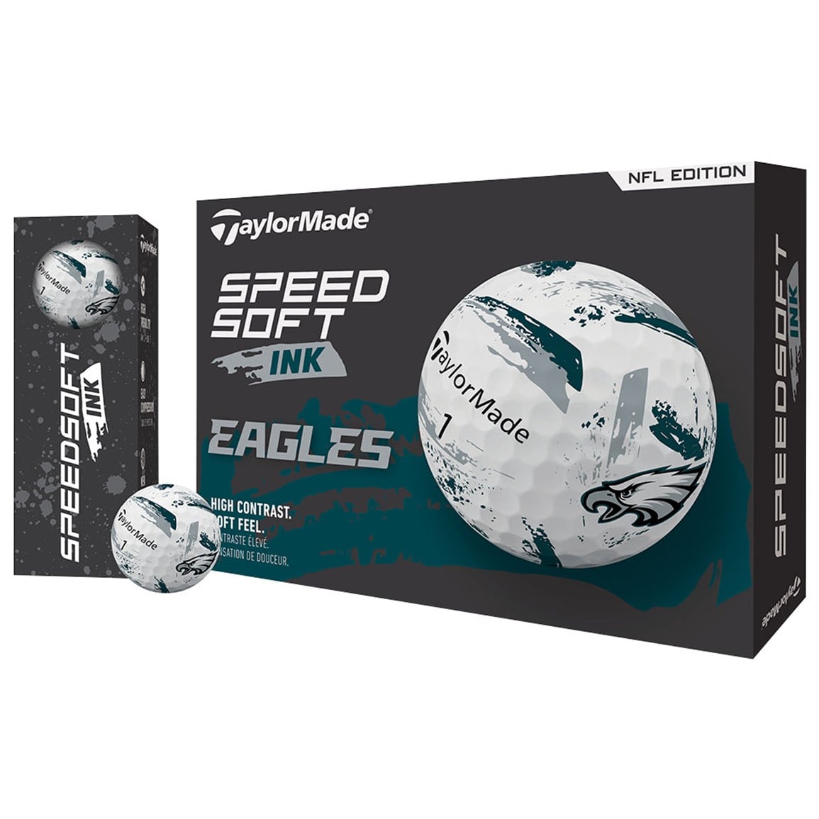 TaylorMade Speed Soft INK NFL Golf Balls