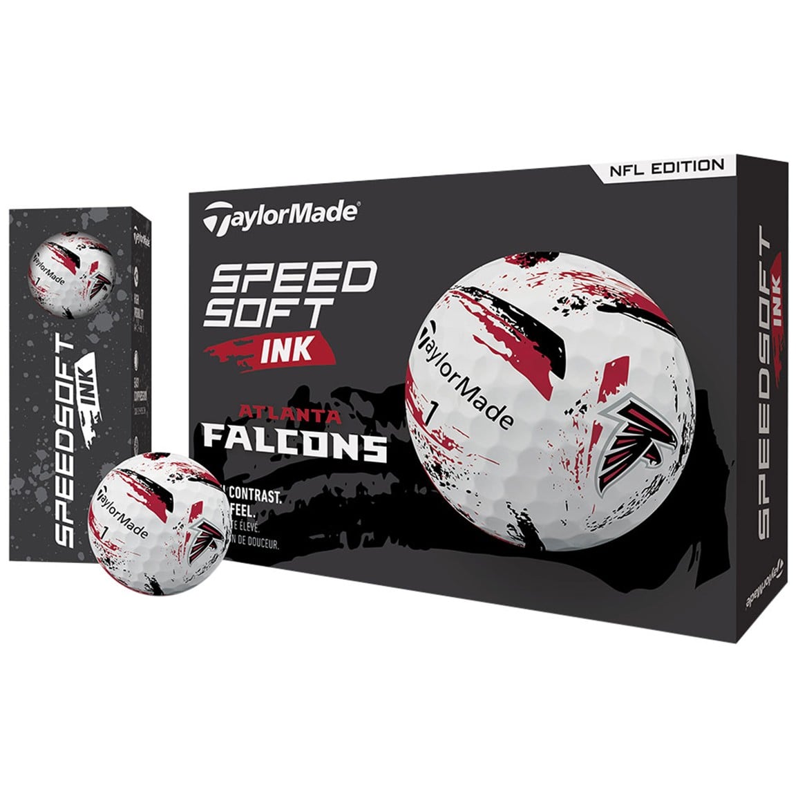 TaylorMade Speed Soft INK NFL Golf Balls