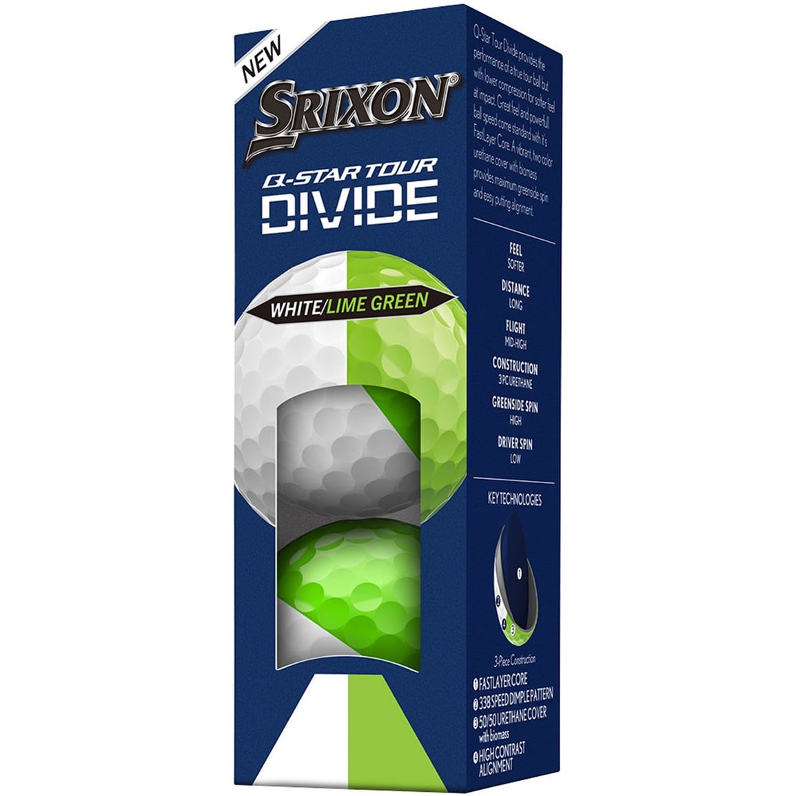 Srixon Q-Star Tour Divide Golf Balls