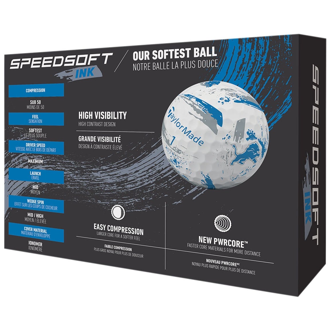 TaylorMade Speed Soft INK NFL Golf Balls