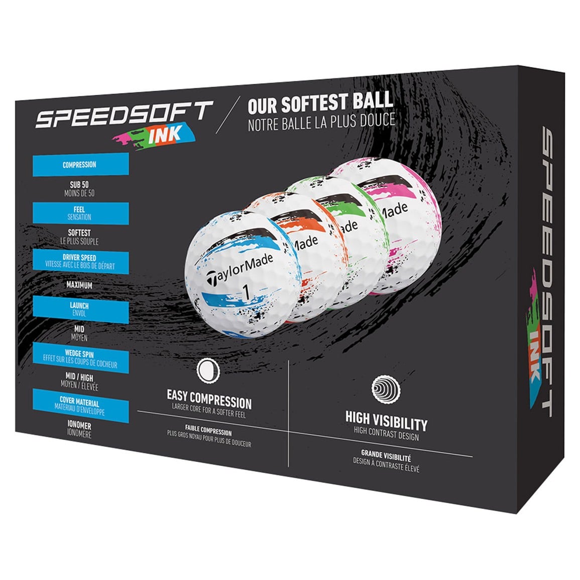 TaylorMade 2025 SpeedSoft Ink Golf Balls