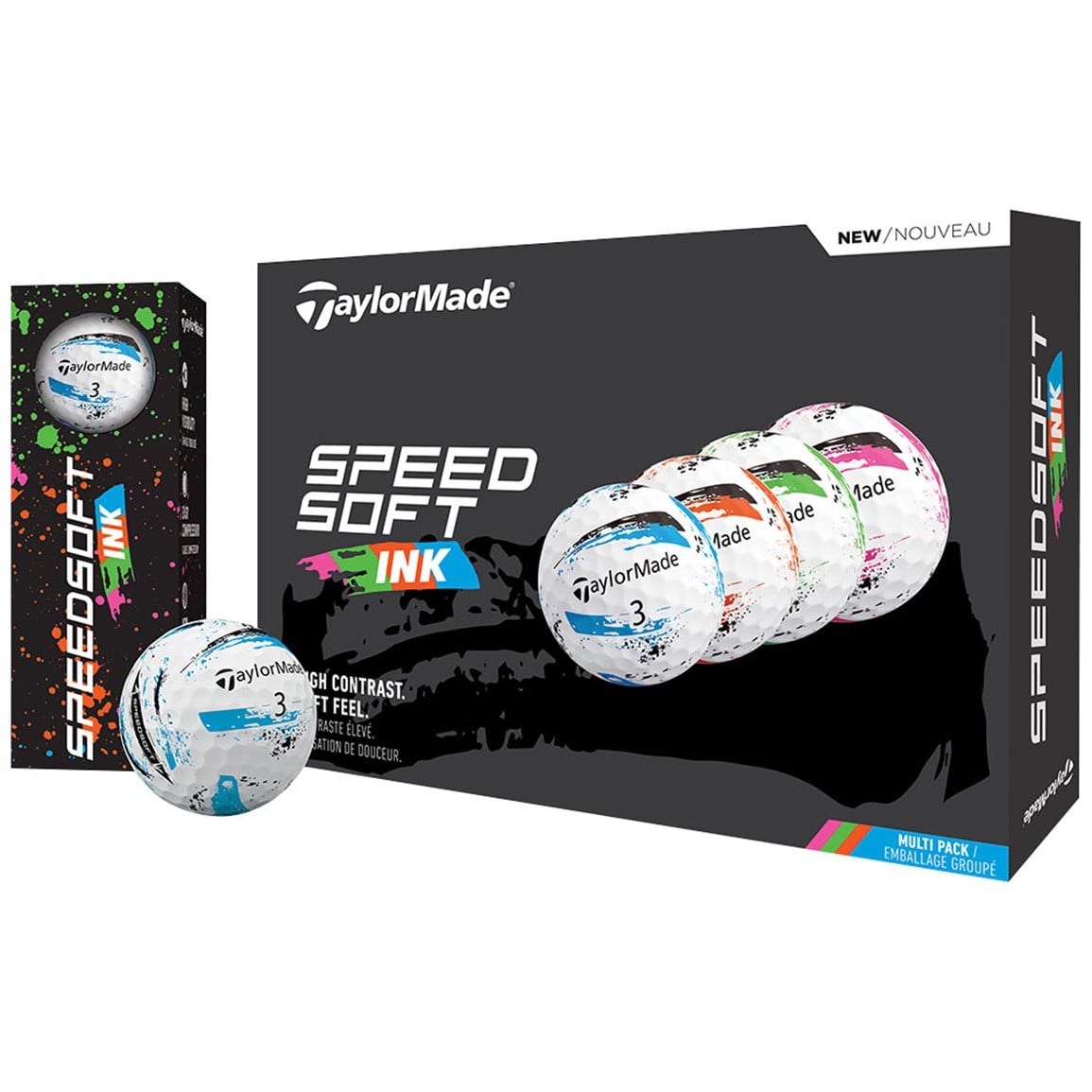 TaylorMade 2025 SpeedSoft Ink Golf Balls