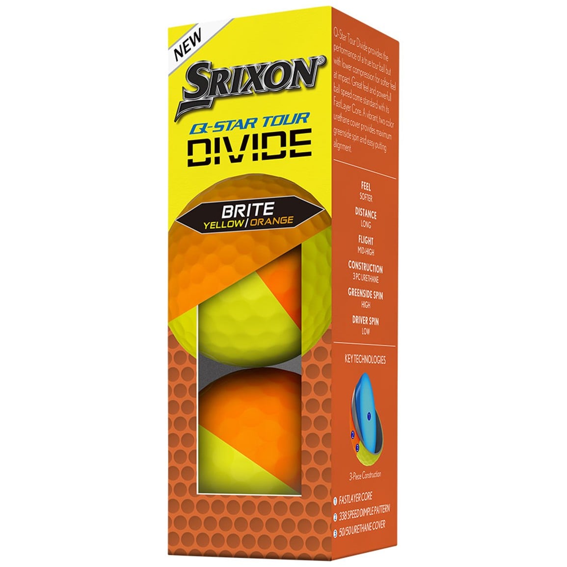 Srixon Q-Star Tour Divide 2 Golf Ball