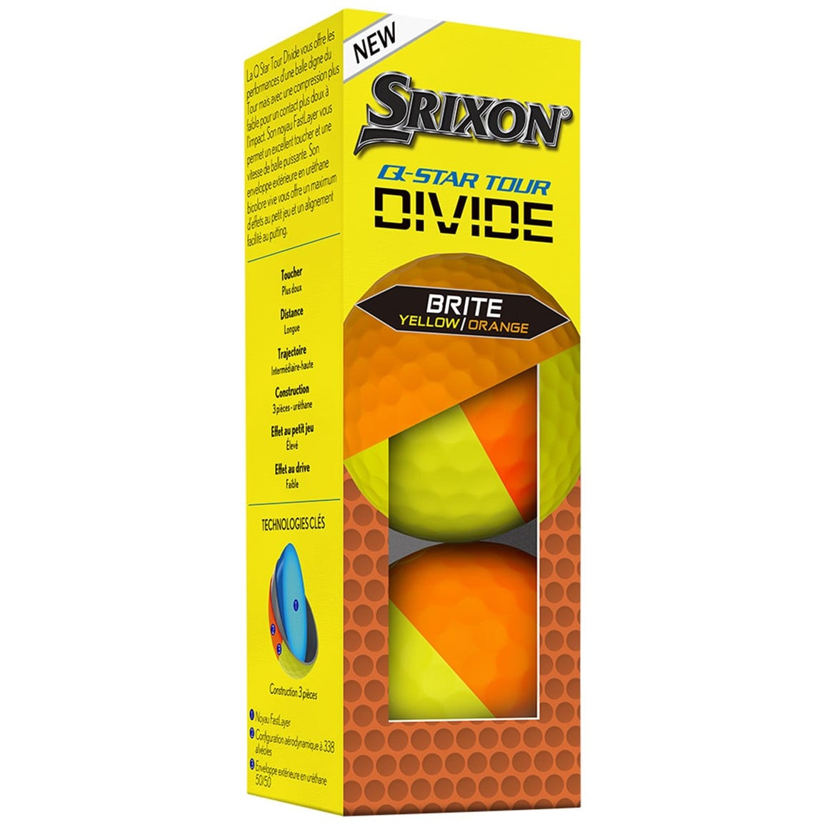 Srixon Q-Star Tour Divide 2 Golf Ball