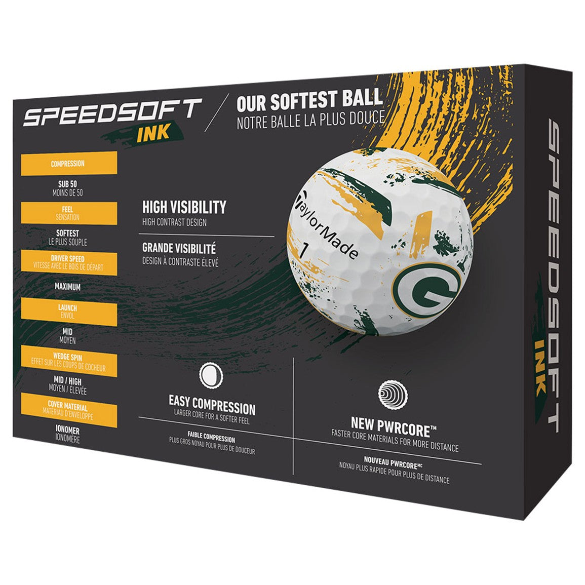 TaylorMade Speed Soft INK NFL Golf Balls