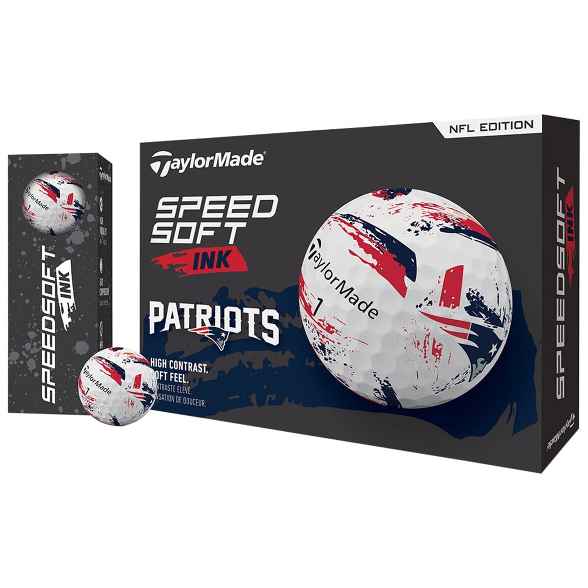 TaylorMade Speed Soft INK NFL Golf Balls