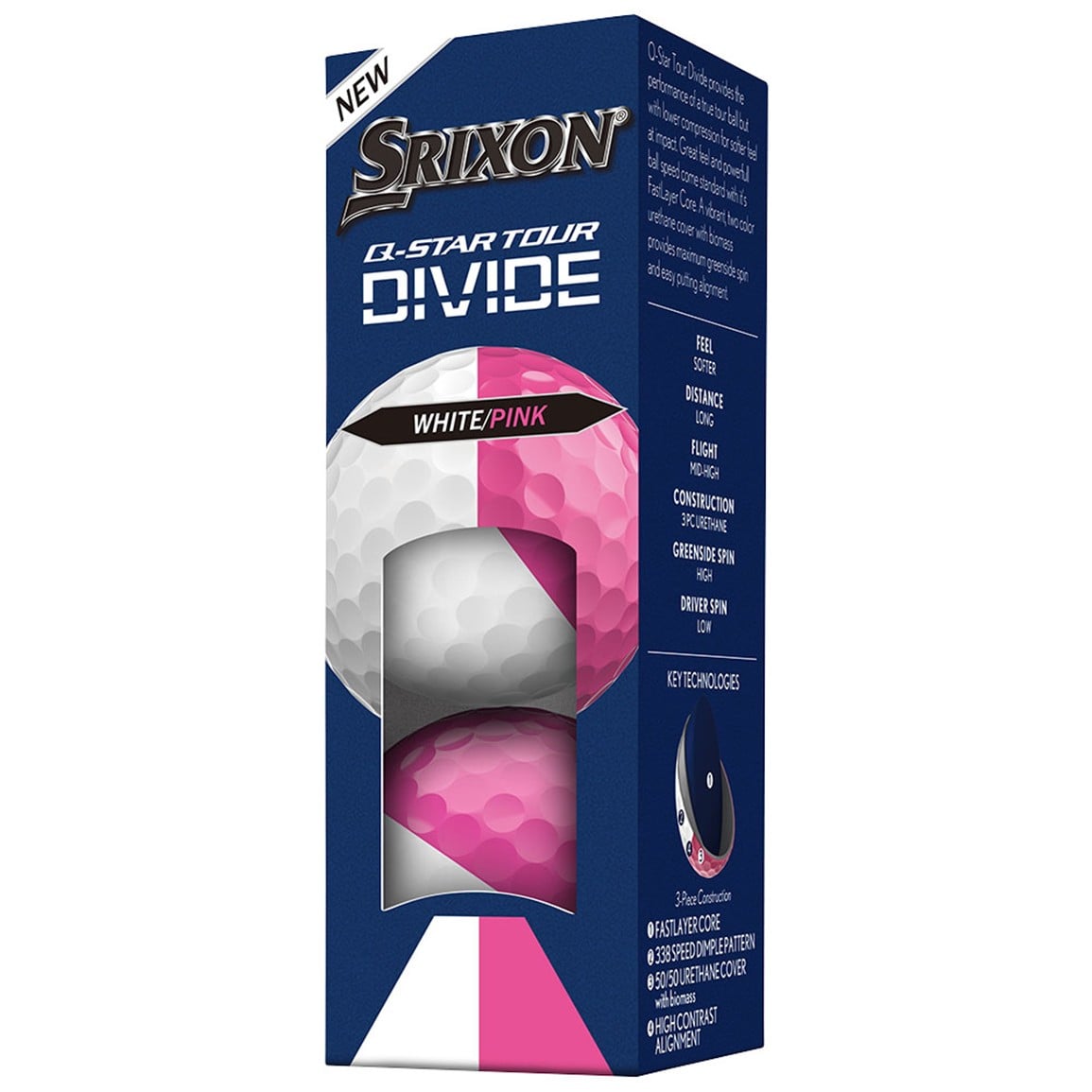 Srixon Q-Star Tour Divide Golf Balls