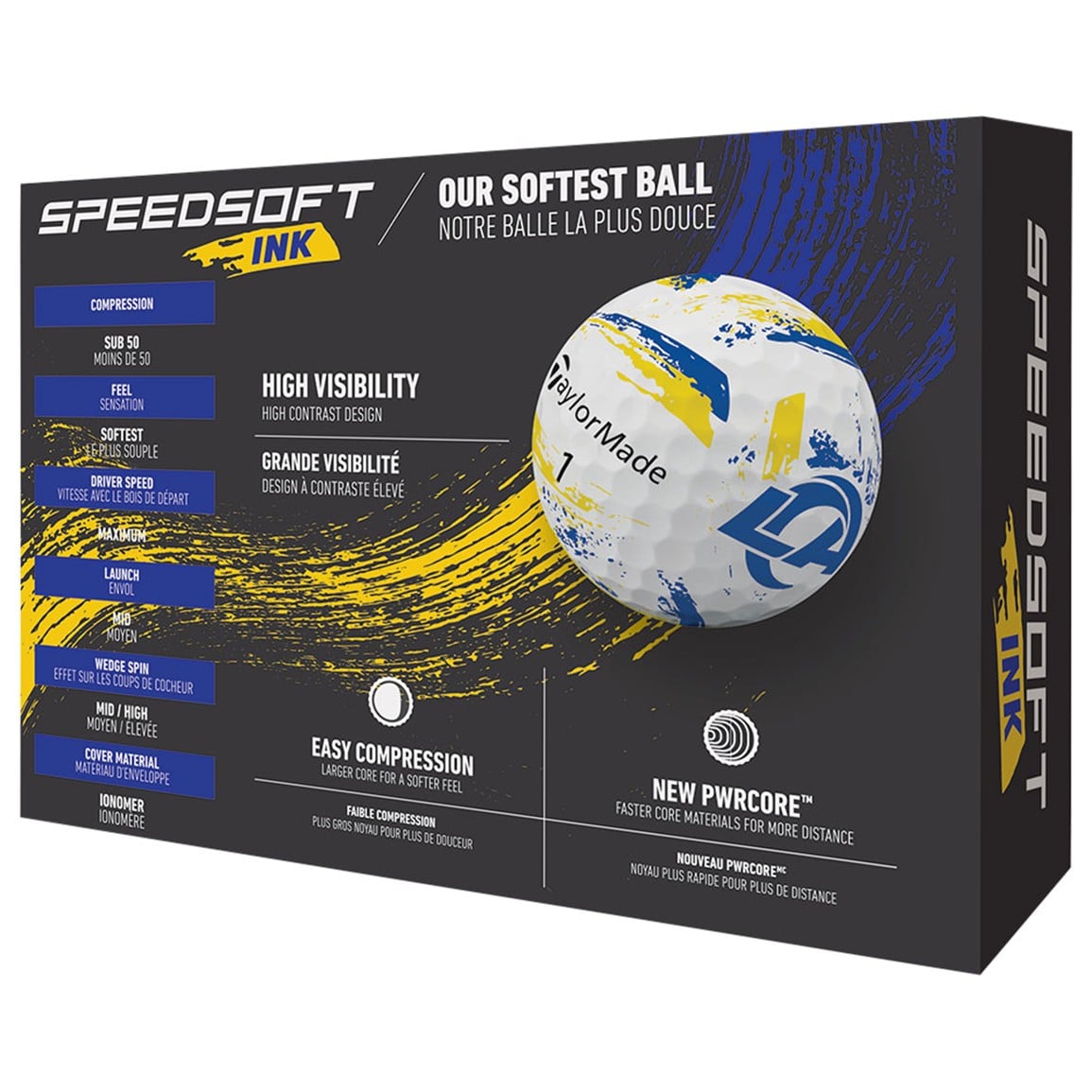 TaylorMade Speed Soft INK NFL Golf Balls