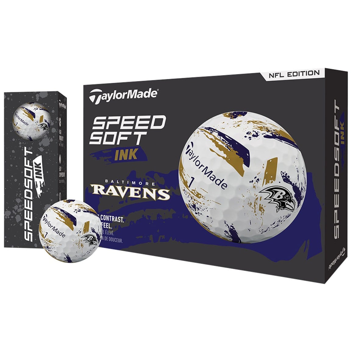 TaylorMade Speed Soft INK NFL Golf Balls