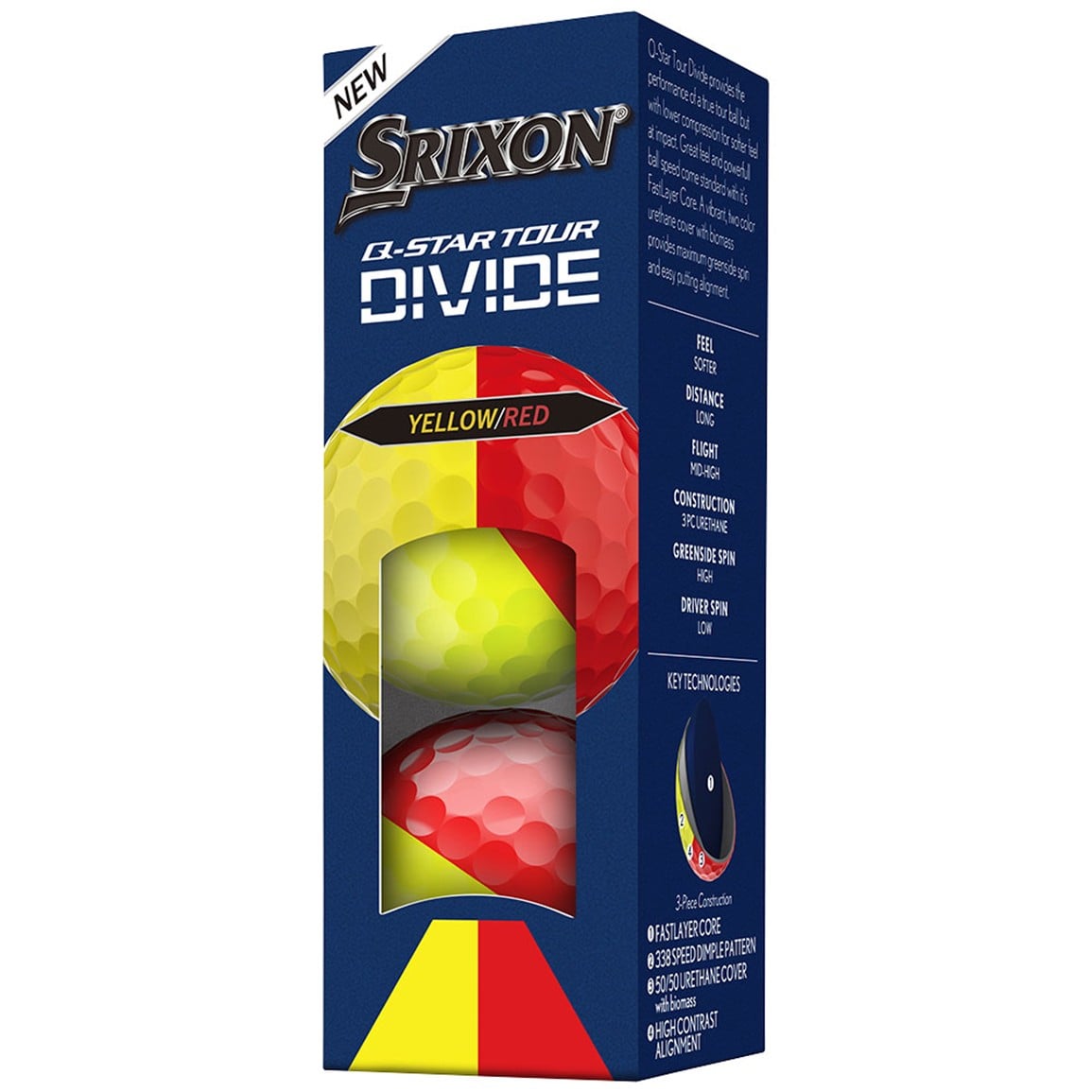 Srixon Q-Star Tour Divide Golf Balls