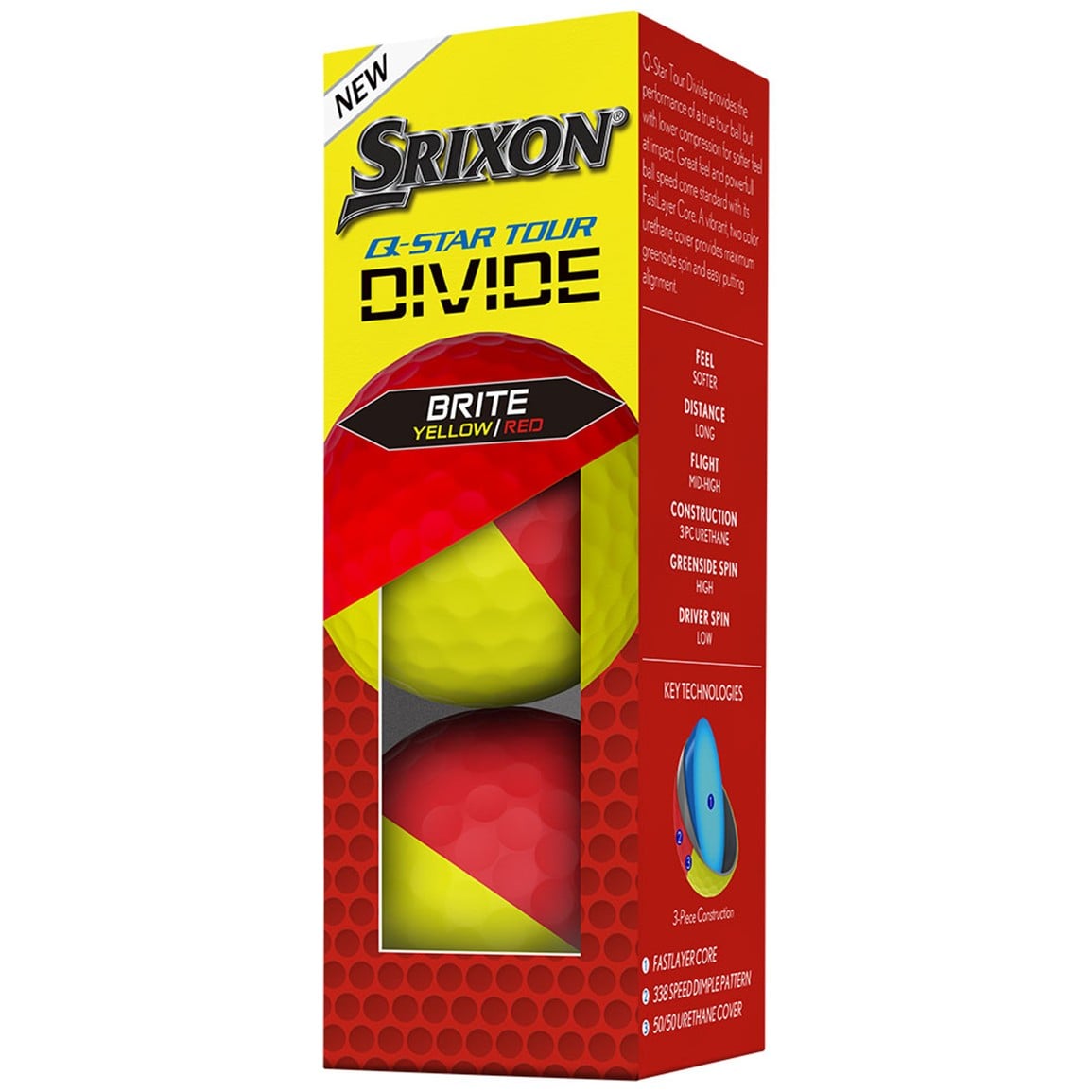 Srixon Q-Star Tour Divide 2 Golf Ball