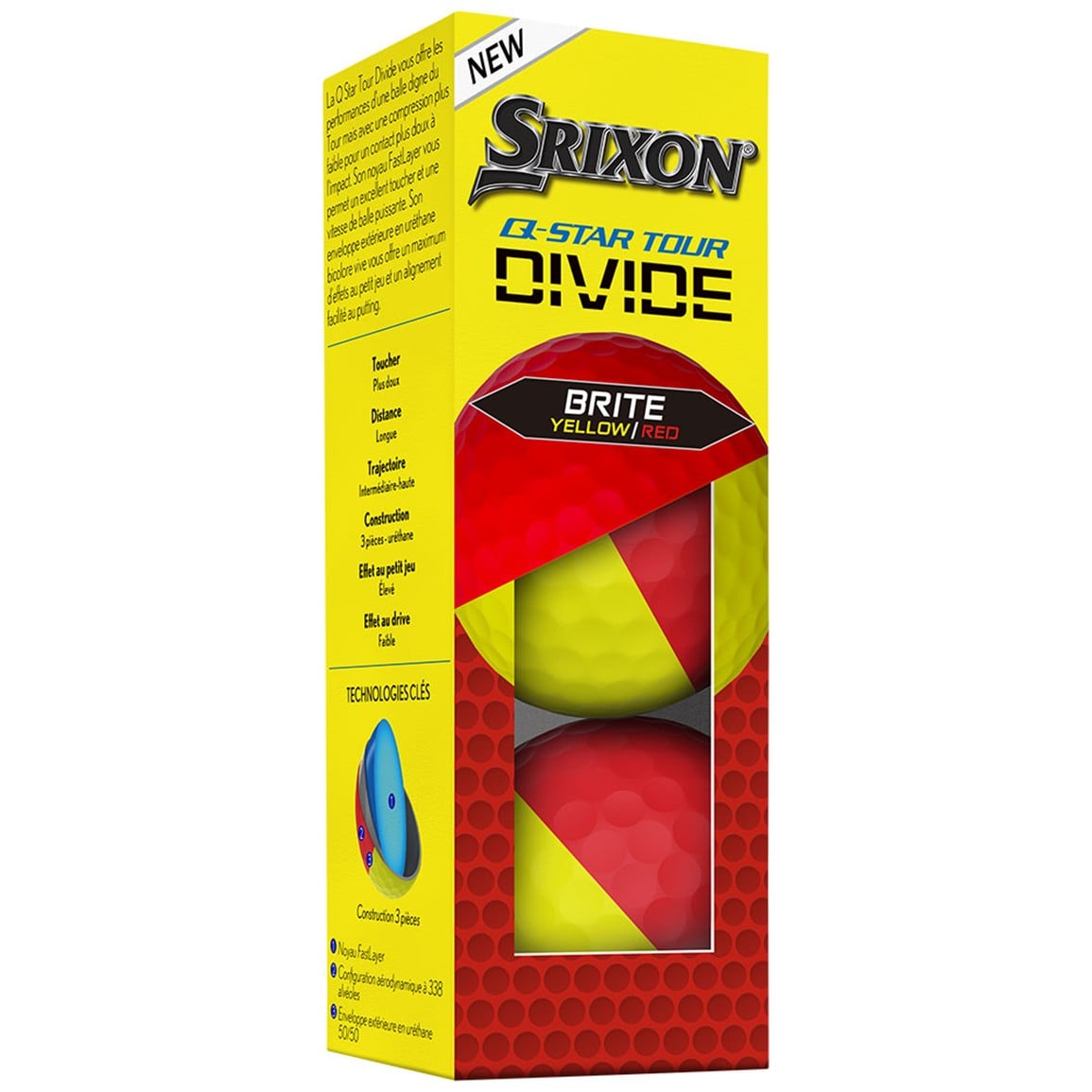 Srixon Q-Star Tour Divide 2 Golf Ball
