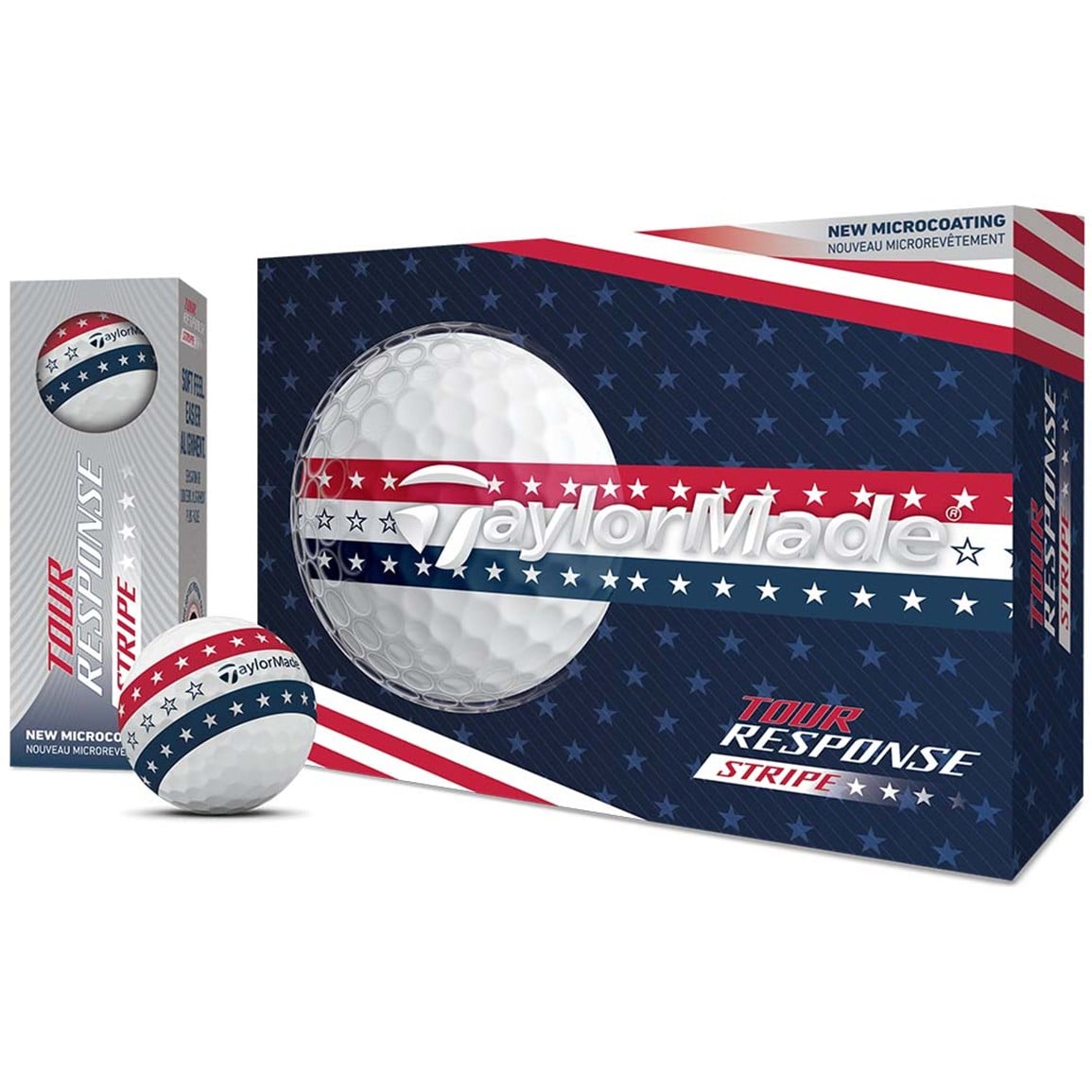 TaylorMade 2026 Tour Response USA Stripe Golf Ball