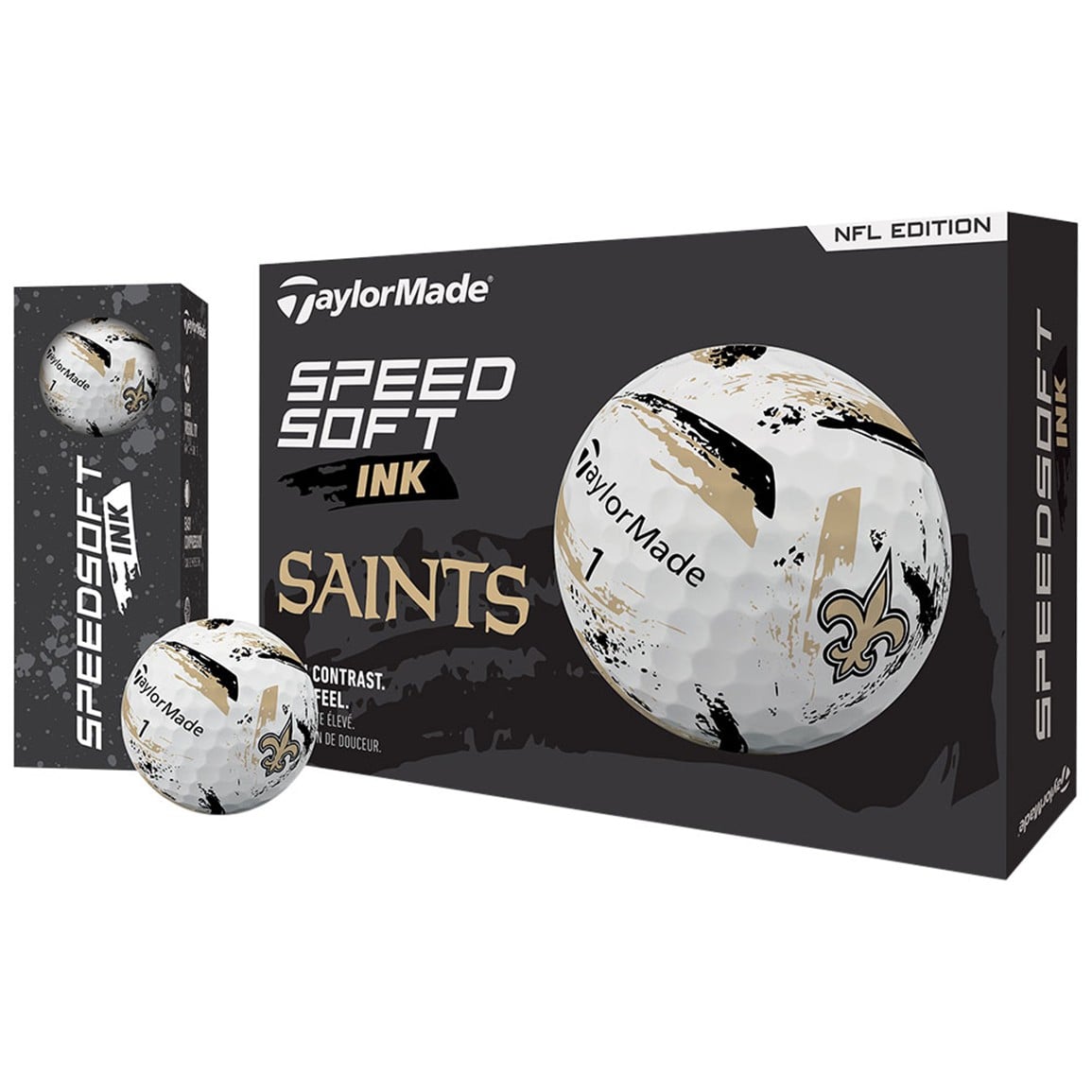 TaylorMade Speed Soft INK NFL Golf Balls