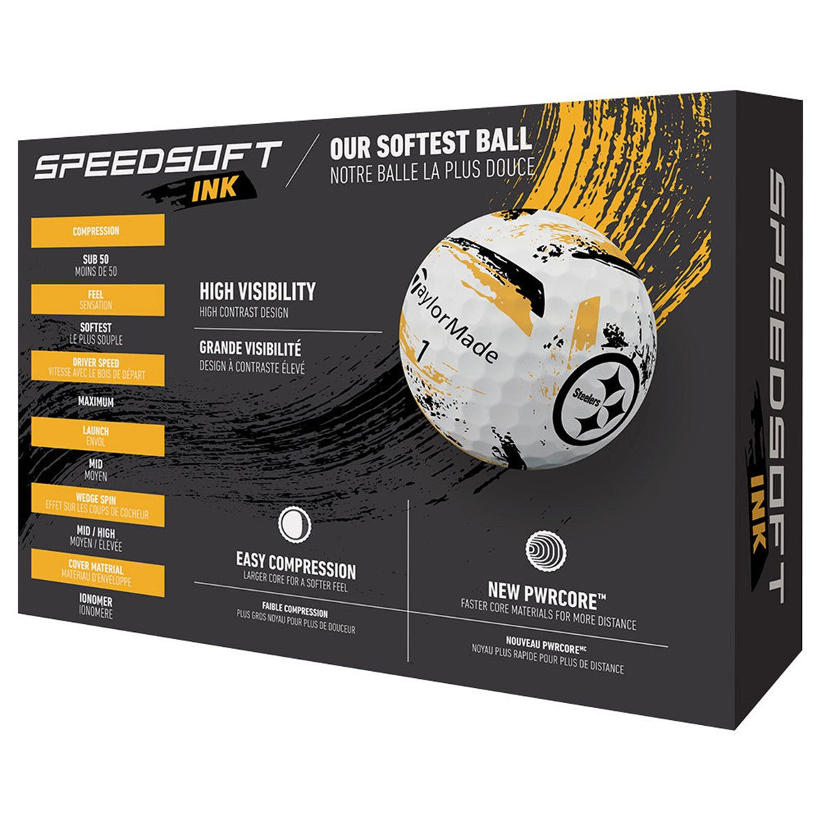 TaylorMade Speed Soft INK NFL Golf Balls