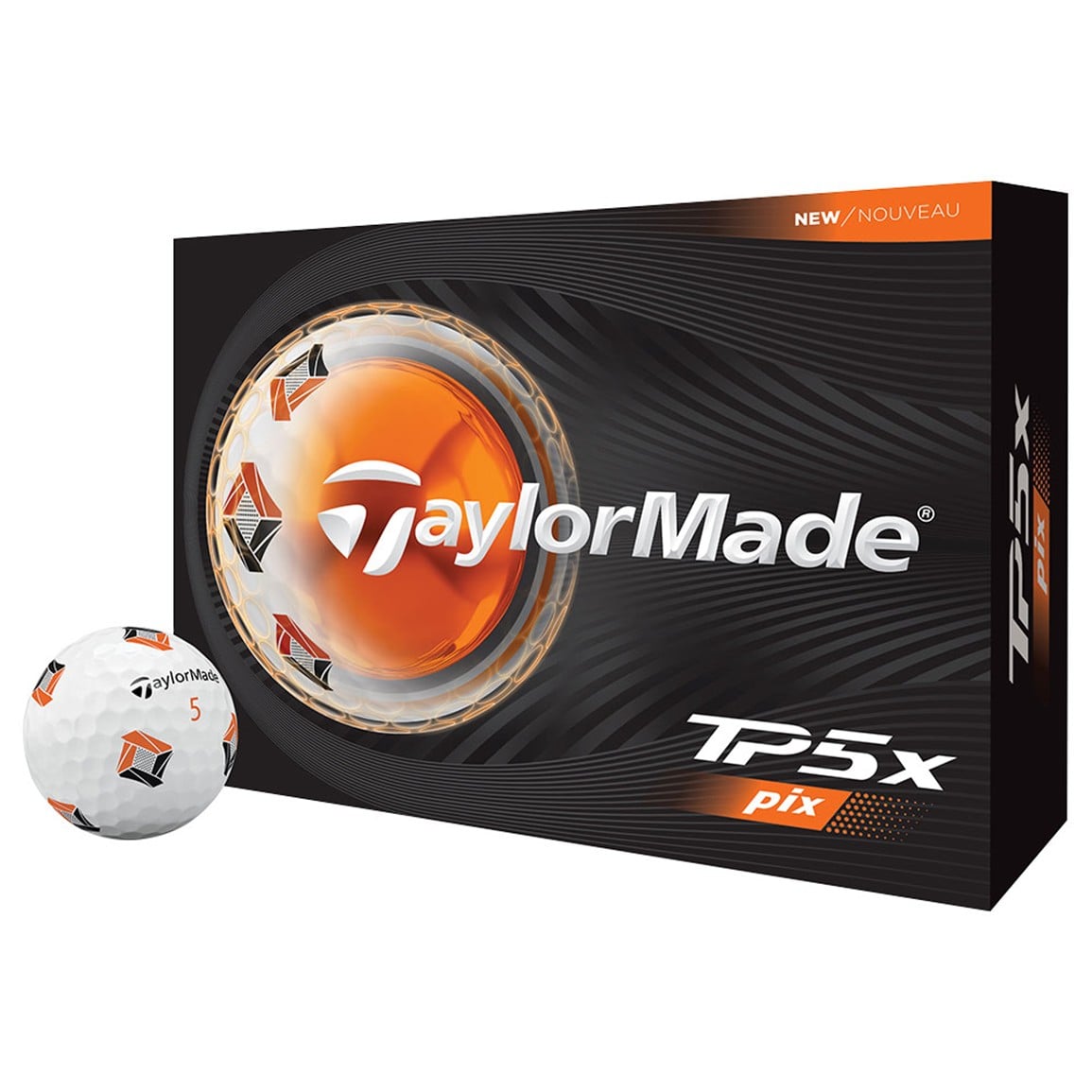 TaylorMade 2026 TP5x PIX Golf Ball