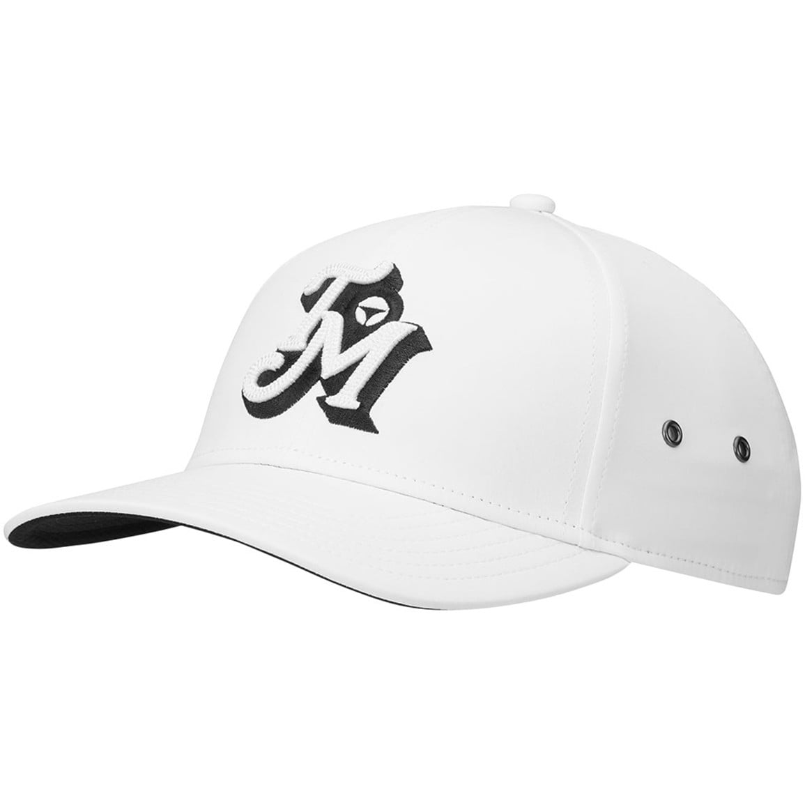 TaylorMade Lifestyle Metal Eyelet Flatbill Adjustable Golf Hat