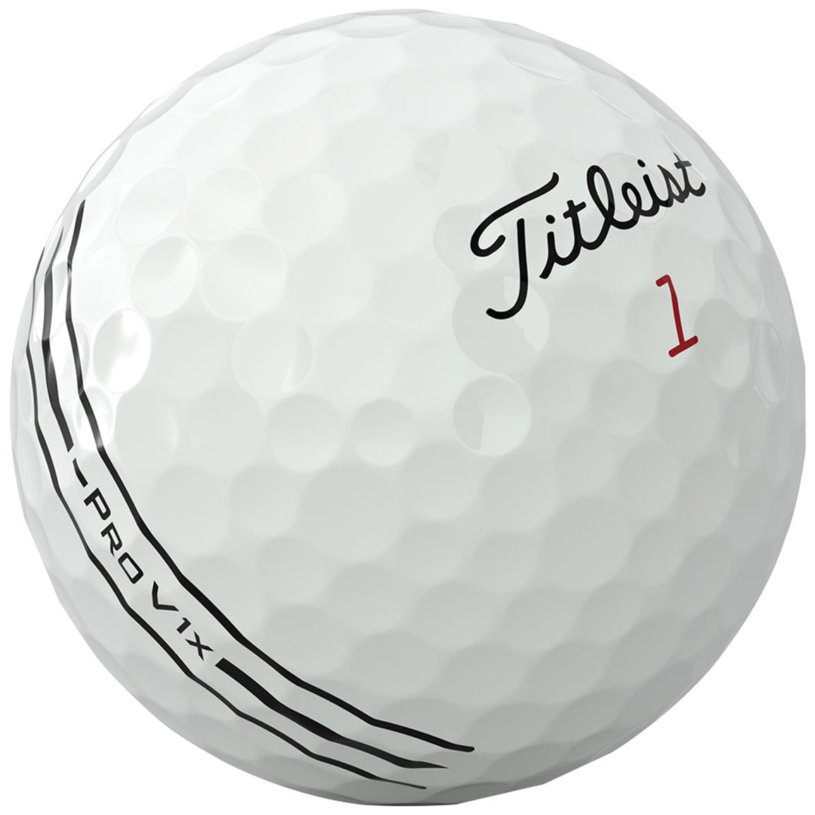 Titleist Pro V1x Left Dash Enhanced Alignment Golf Ball