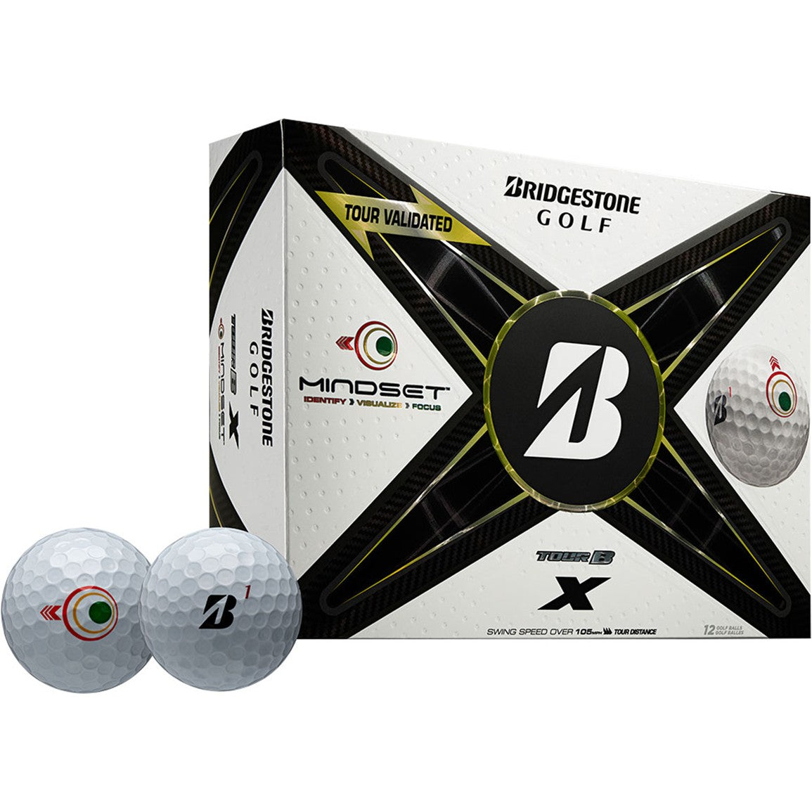 Bridgestone 2024 Tour B X MindSet Golf Ball