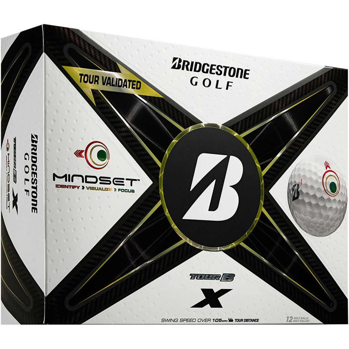 Bridgestone 2024 Tour B X MindSet Golf Ball
