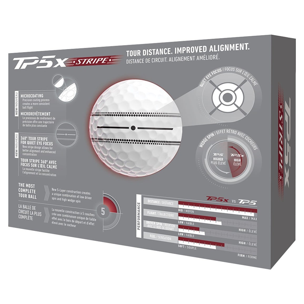 TaylorMade 2026 TP5x Stripe Golf Ball