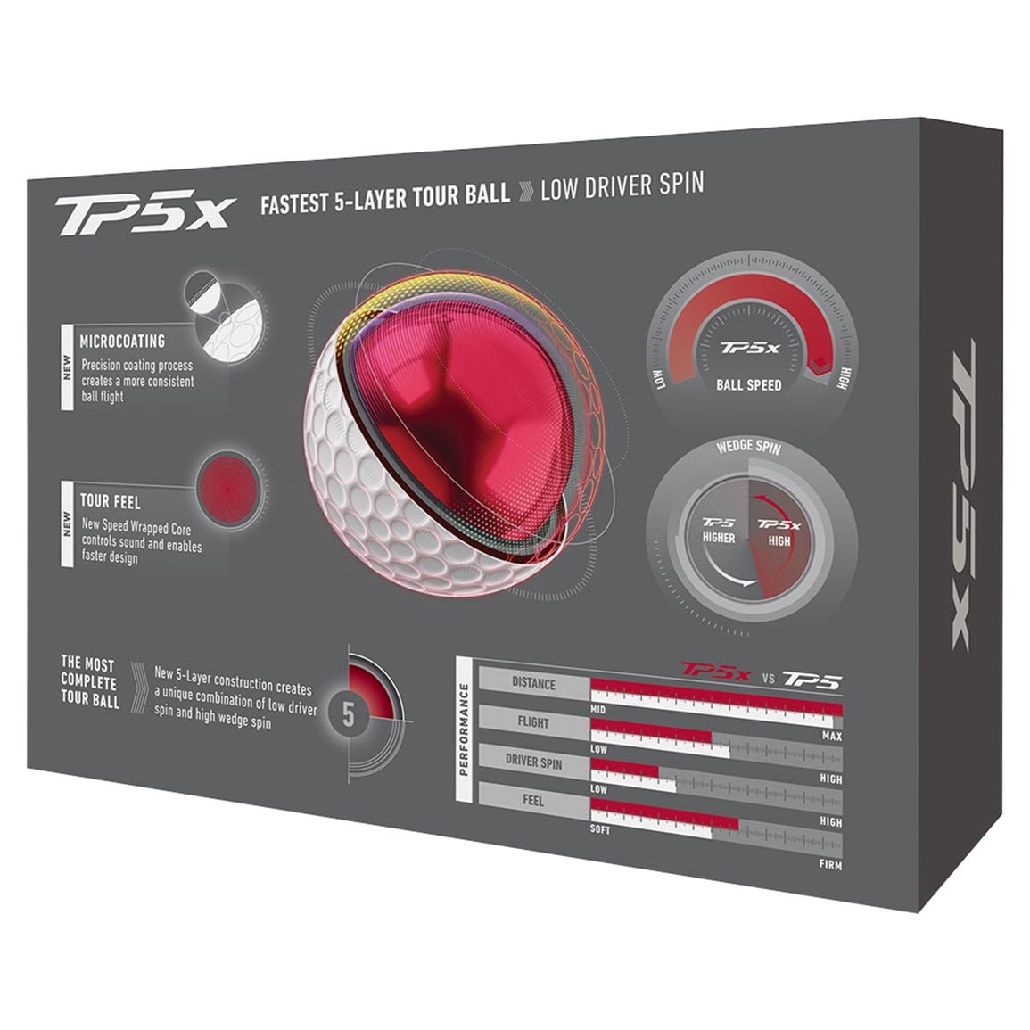 TaylorMade 2026 TP5x Golf Ball