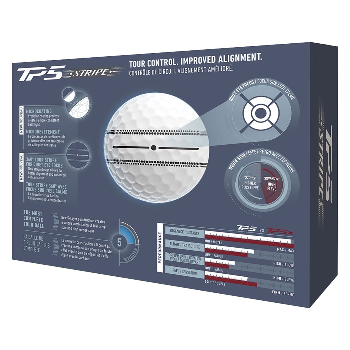 TaylorMade 2026 TP5 Stripe Golf Ball