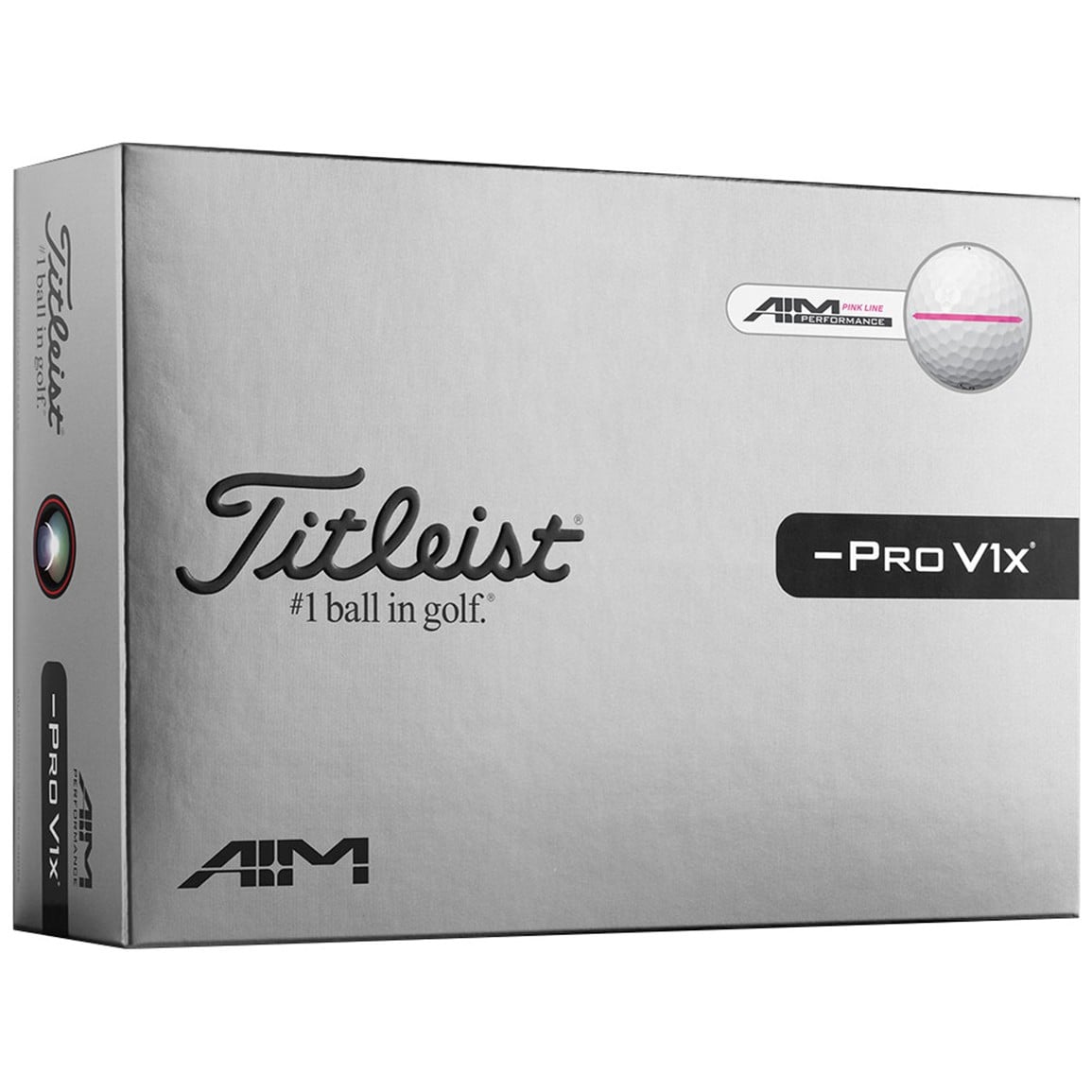 Titleist Pro V1x Left Dash Performance Alignment Golf Ball