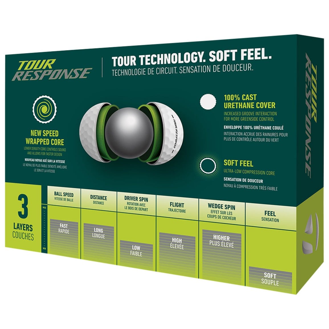 TaylorMade 2025 Tour Reponse Golf Ball
