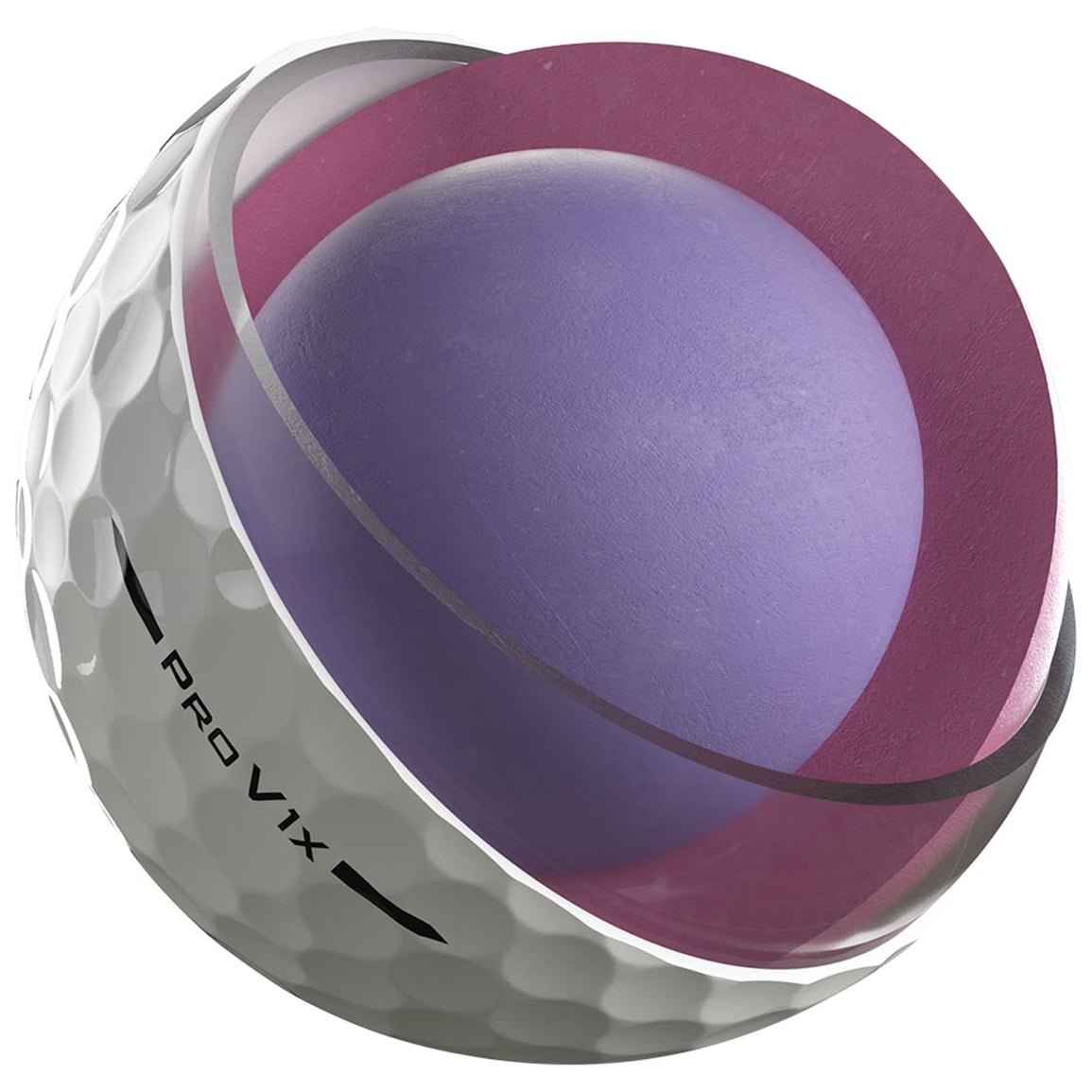 Titleist Pro V1x Enhanced Alignment Personalized White Golf Balls
