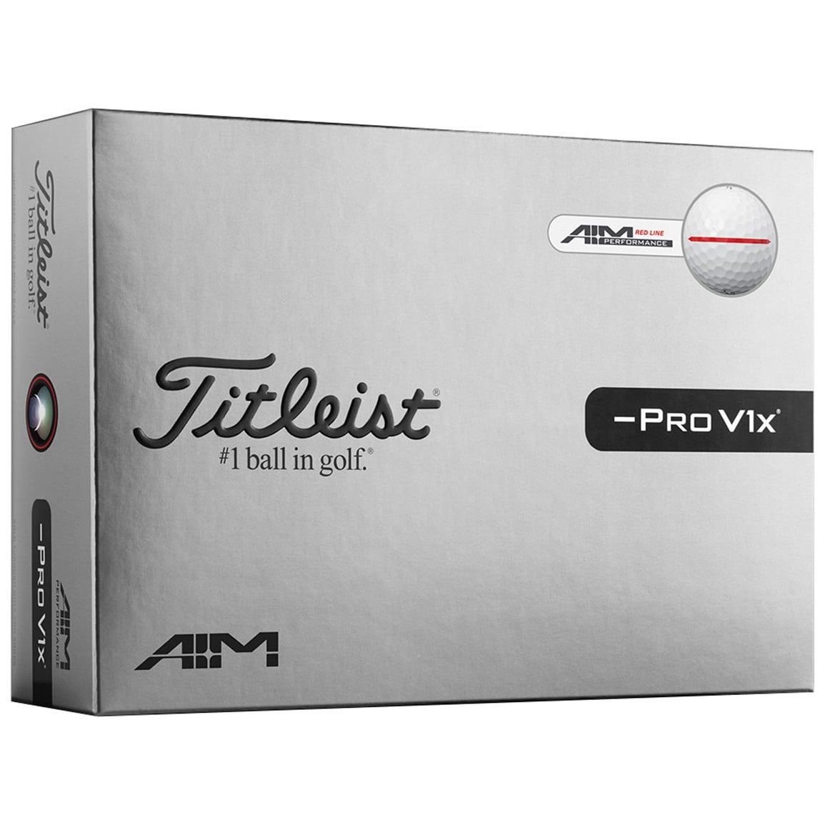Titleist Pro V1x Left Dash Performance Alignment Golf Ball