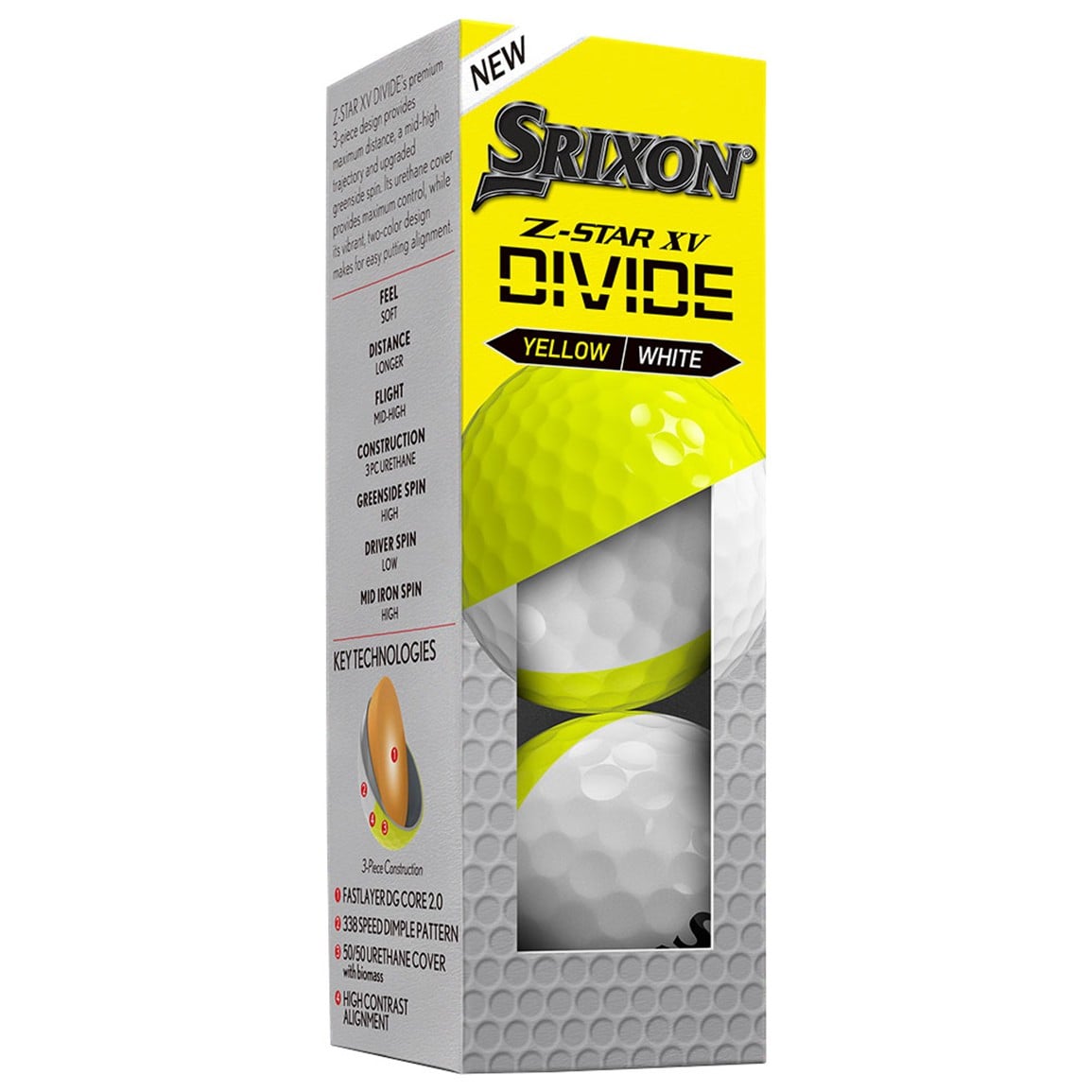 Srixon Z-Star 9 XV Divide Golf Balls