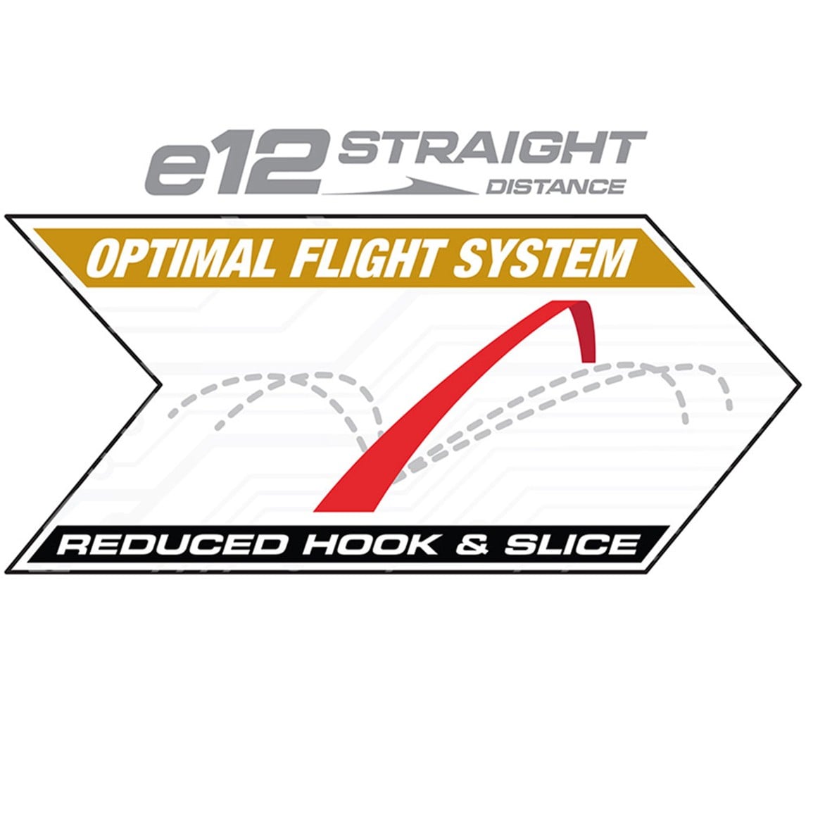 Bridgestone 2025 E12 Straight Golf Balls