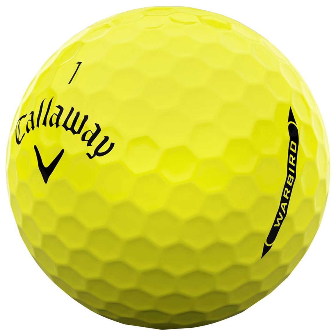 Callaway 2025 Warbird Personalized Yellow Golf Ball