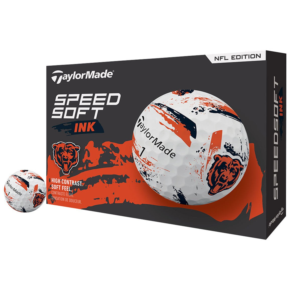 TaylorMade Speed Soft INK NFL Golf Balls
