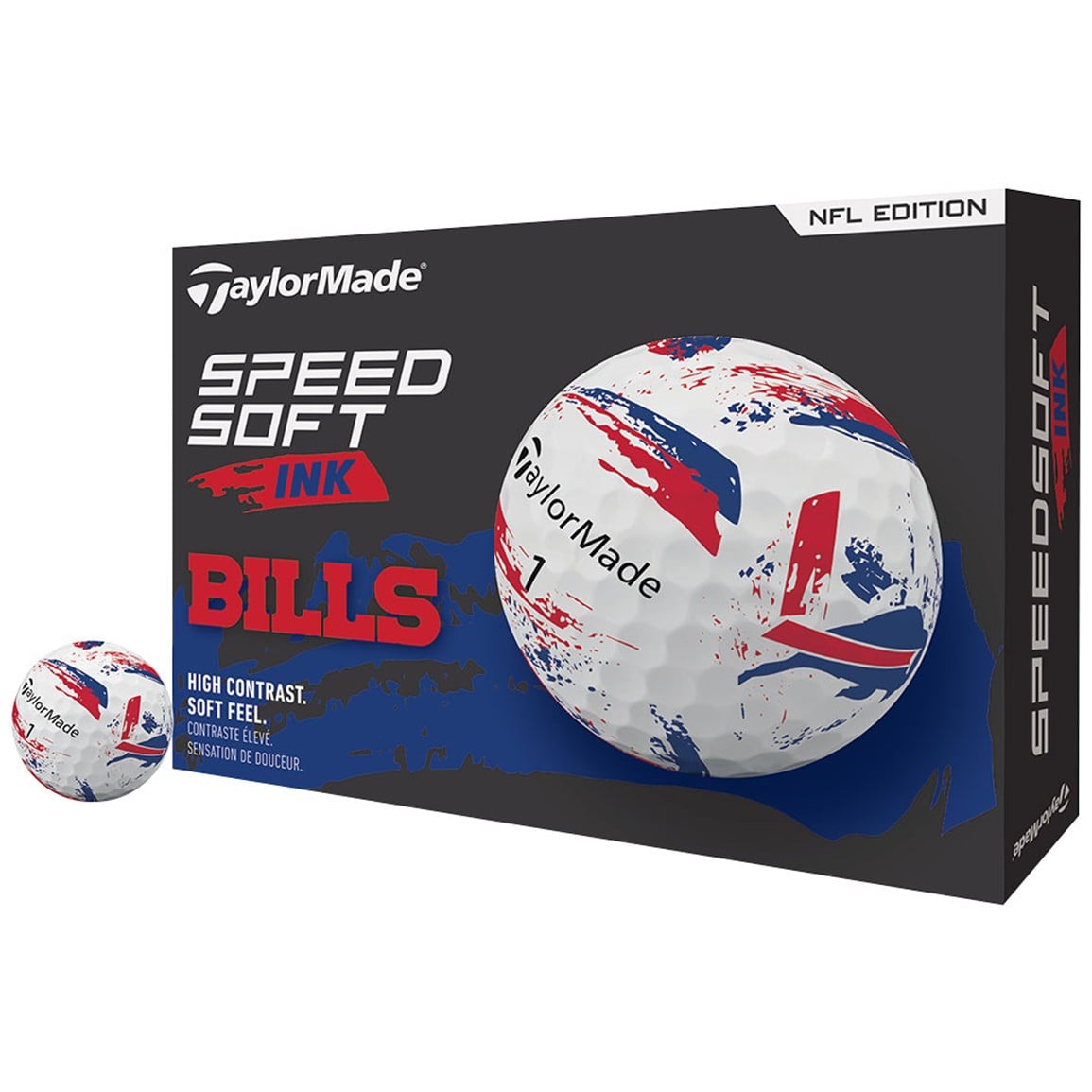 TaylorMade Speed Soft INK NFL Golf Balls