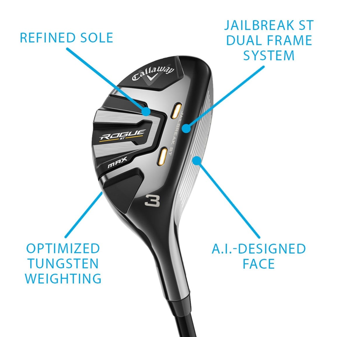 Callaway Men's Rogue ST Max Hybrid