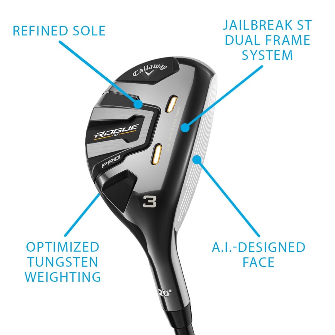 Callaway Men's Rogue ST Pro Hybrid